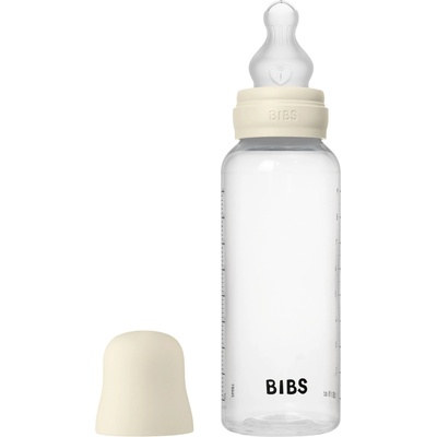 BIBS Бебешка бутилка РР с аксесоари Bibs - Ivory, силикон, 270 ml (50171216)