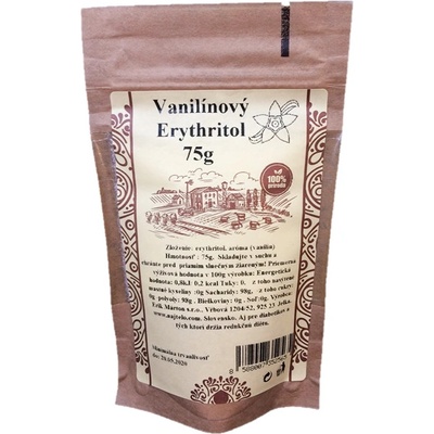 Najtelo Vanilínový Erythritol 75 g