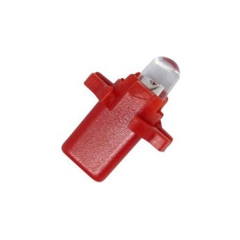 Лед крушки тип b8.3d 12v / 2w червен