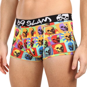 69slam Мъжки боксерки 69SLAM SKULL MASON HIP многоцветни 69slam | Cherven Zhalt Mnogotsveten | МЪЖЕ | XXL