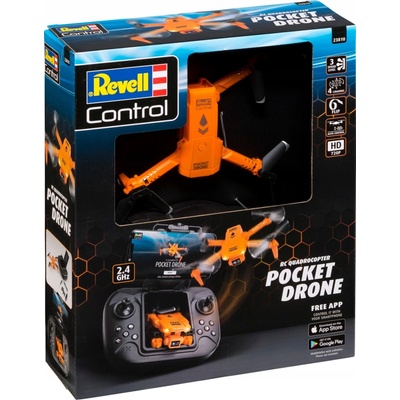 Revell RC Dron Quadcopter Pocket Drone Kapesní Dron na Dálkové Ovládání 23810