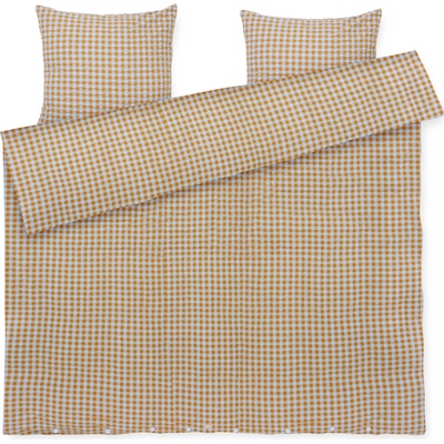 Juna Спално бельо Bæk & Bølge с 2 калъфки за възглавници 50 x 60 cm 220 x 220 см оранжево-синьо (636208)