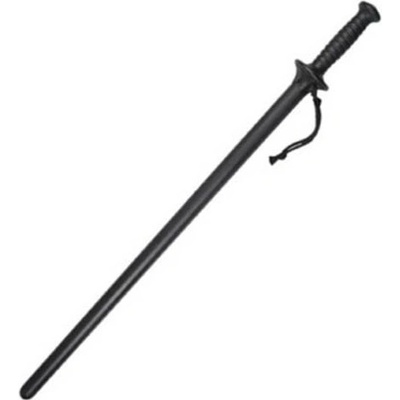 ESP Obušok priamy s ochranným štítom 78 cm ČIERNY
