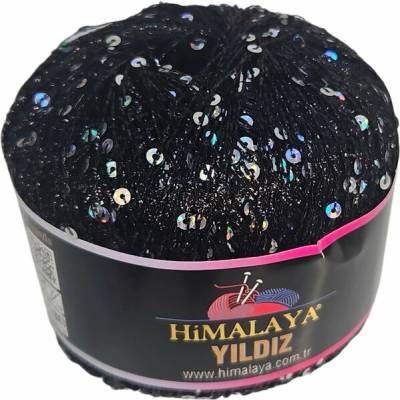 Himalaya Yildiz 58109 černá se stříbrnými flitry