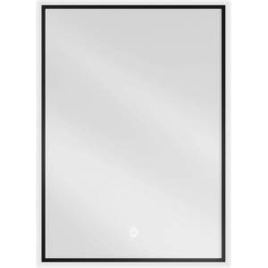 Mexen Erma осветено огледало за баня 50 x 70 см, LED 6000K, противымъгла, черна (9814-050-070-611-70)