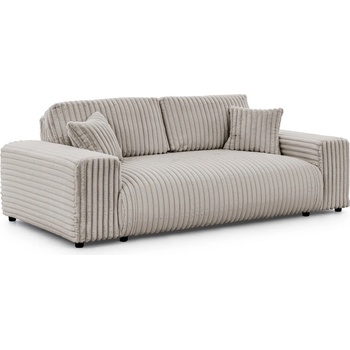 ROPEZ Светлосив диван от рипсено кадифе 213 cm Justin - Ropez (Justin Sofa 3os. Vito 07 Standard)