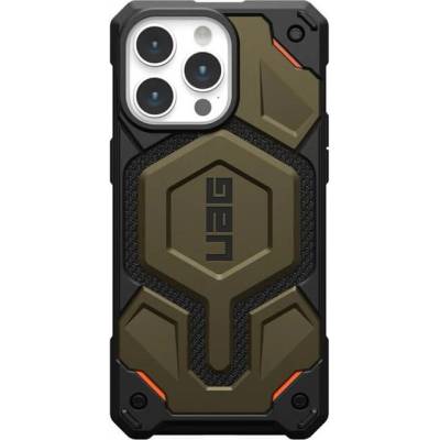 Urban Armor Gear MagSafe Противоударен Калъф за iPhone 15 Pro Max, UAG Monarch Pro Kevlar Case, Зелен (840283909214)