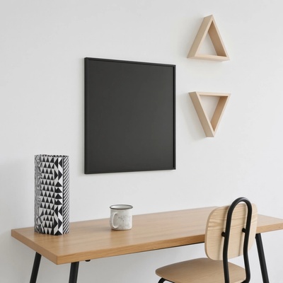 Toptabule.sk Čierna magnetická popisná tabuľa PREMIUM v hliníkovom čiernom ráme 200 x 100 cm
