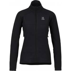Haglöfs Дамско поларено яке Haglöfs Women's Buteo Mid Jacket Fleece jacket - True Black - размер XL (105-3258-0315)