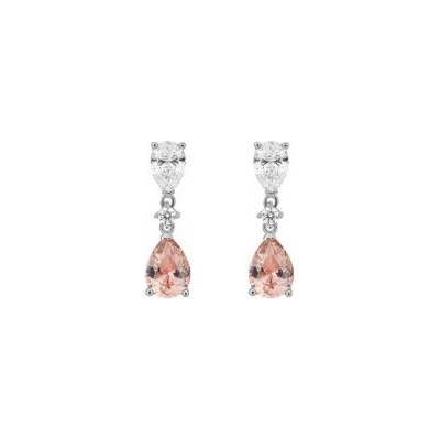 Diamonfire strieborné náušnice E6189