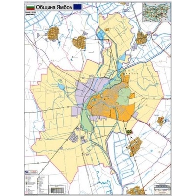Mapmedia Карта на община Ямбол