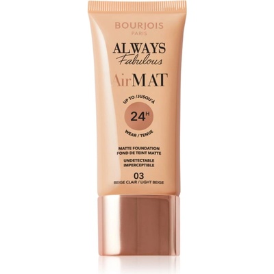 Bourjois Air Mat матиращ фон дьо тен цвят 03 Light Beige 30ml