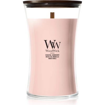 WoodWick Coastal Sunberry ароматна свещ с дървен фитил 610 гр