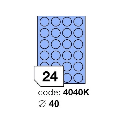 Rayfilm 40 mm 300 archů, matně modrá, R0123.4040KD