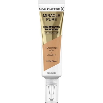 MAX Factor Miracle Pure Фон дьо тен, 75 Golden, SPF30, 30 ml