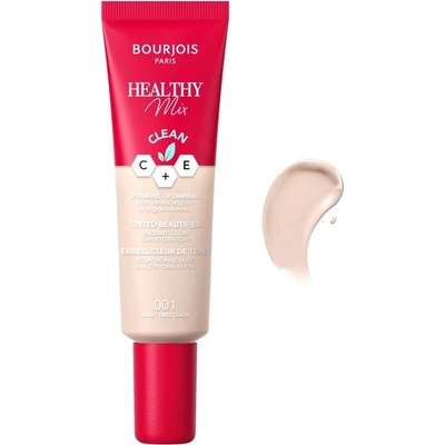 Bourjois Paris Healthy Mix Tinted Beautifier rozjasňující a tónující krém 001 Fair 30 ml