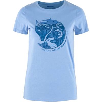 Fjällräven Дамска тениска Fjällräven Women's Arctic Fox Print T-shirt - Ultramarine - размер XS (116-4547-1111)