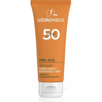 Uzdrovisco Pre-Age Peptide Antioxidant Cream SPF 50 ochranný denní krém SPF50 50 ml