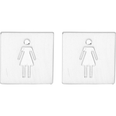 LMK manžetové knoflíčky Symbol WC dámy