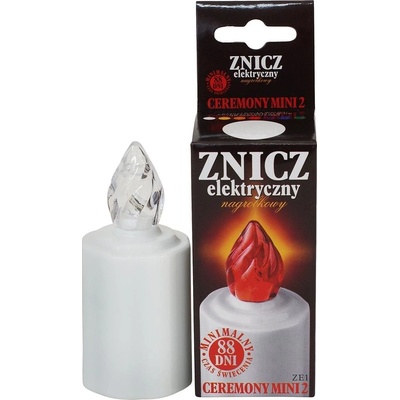 Sviečka/kahanec UH led červená + monočlánok KLC