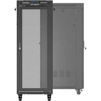 Image 1 of Lanberg Комуникационен шкаф Lanberg 19 32U (600x800), Свободно стоящ, LCD панел, Черен | FF01-6832-23BL (FF01-6832-23BL)