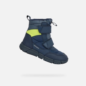 Geox Тъмносини момчешки зимни обувки Geox Flexyper Boy B ABX Geox | Sin | Момчешки | 32