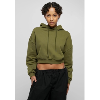 Urban Classics Суичър Ladies Cropped Heavy Hoody summerolive XXLUB-TB6085-02438 - Камуфлаж, размер L