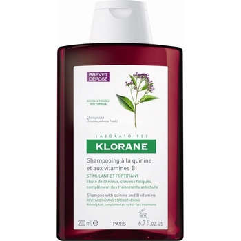 Klorane Shampooing À La Quinine & Edelweiss BIO šampón s chinínom a bio plesnivcom alpským 200 ml
