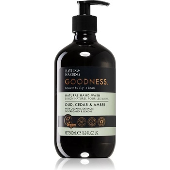 Baylis & Harding Goodness Oud, Cedar & Amber натурален течен сапун за ръце 500ml