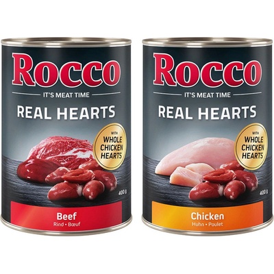 Rocco Real Hearts 2 různé druhy 24 x 400 g