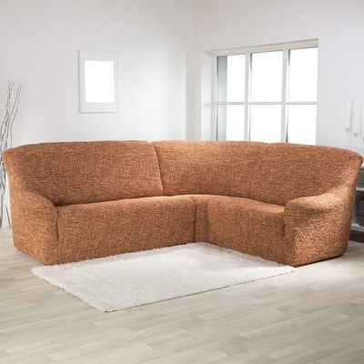 GA.I.CO bielastický potah na rohovou sedačku Grafiti Nový cihlový 350 - 530 cm – Zboží Mobilmania