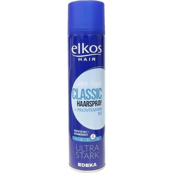Elkos Classic lak na vlasy s ultra silnou fixací 400 ml
