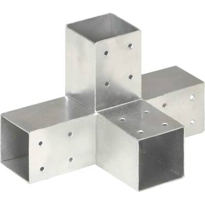 OMAXI Trámová spojka ve tvaru X pozinkovaný kov 71 x 71 mm 833811