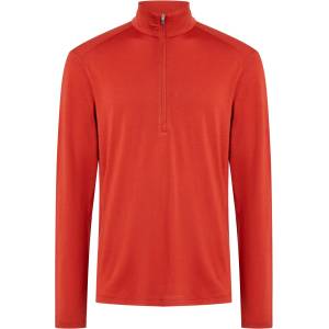 Icebreaker Мъжко мериносово термобельо Icebreaker 260 Tech L/S Half Zip Merino base layer - Agate (015-1977-0811)