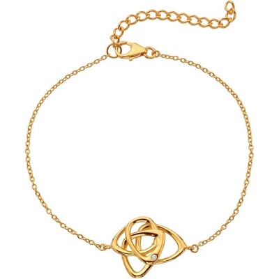 Hot Diamonds pozlátený náramok s pravým diamantom Golden Edit Hope DL708