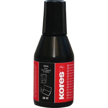 Kores Razítkovací barva černá 28 ml
