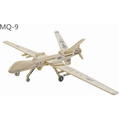 Robotime 3D puzzle Bezpilotní letoun MQ 9 25 ks – Zboží Dáma
