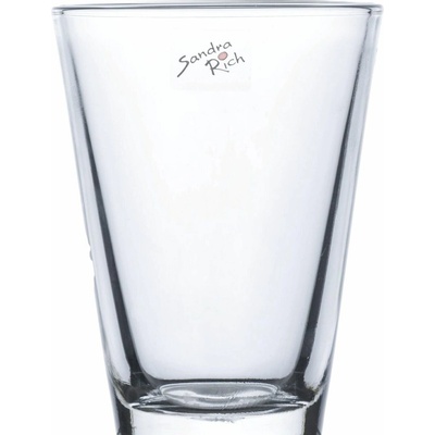 Sandra Rich Coni Váza sklenená 15 cm, priemer 11 cm