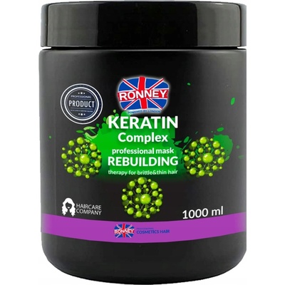 Ronney Keratin Complex Professional Mask Rebuilding obnovujúca maska pre suché a lámavé vlasy 1000 ml