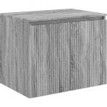 vidaXL Стенно Баня Кабинет Сив Сонома 62, 5 x 44, 5 x 50 cm (890478)