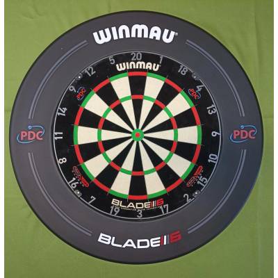 Winmau set DOUBLE - terč Blade 6 Triple Core + okruží Black PDC
