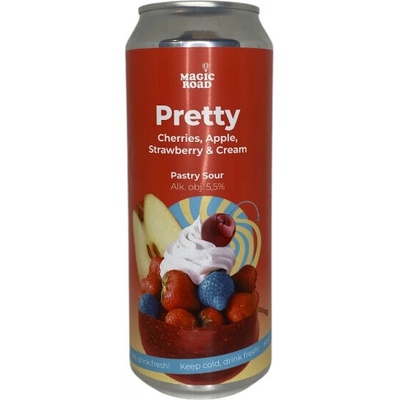 Cherries Apple Strawberries & Cream 18 ° 0,5 l (plech)