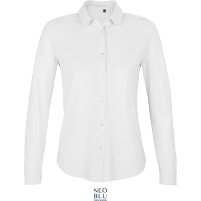 Neoblu 3791 BASILE WOMEN / Дамска риза с дълъг ръкав от пике - оптически бяло XXXL (243791z1513)
