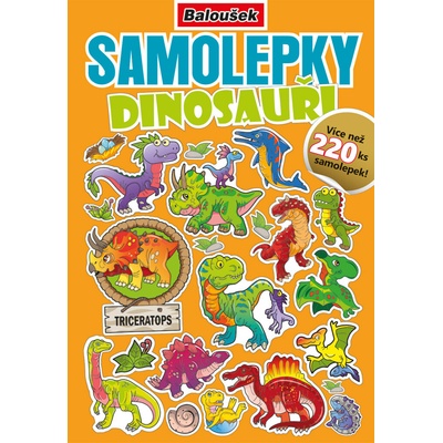 Samolepkový sešit dinosauři