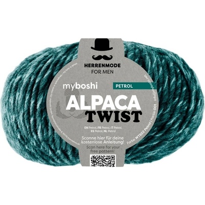 Příze myboshi Alpaca Twist Petrolejová