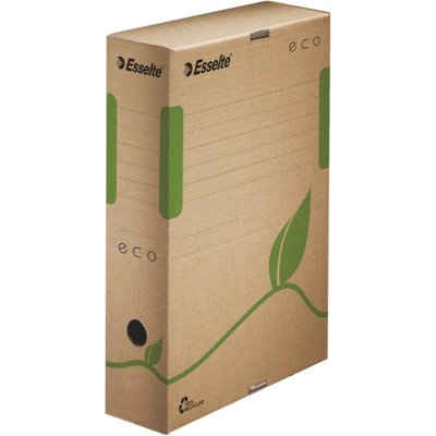 ESSELTE Кутия за документи ESSELTE Eco A/4 80 мм картон кафяв рециклиран 623916 (623916)