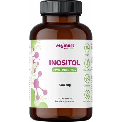 Vegmart Inositol 500 mg 120 kapslí