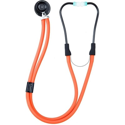 Dr.Famulus Dr 410D Stetoskop novej generácie, obojstranný, dvojkanálový, oranžový