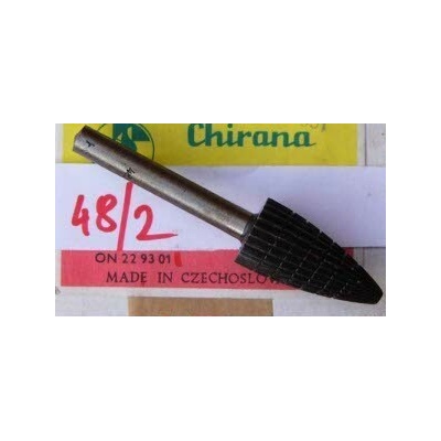 Technická fréza 48/2 HSS s válcovou stopkou , Chirana 229310-048/2