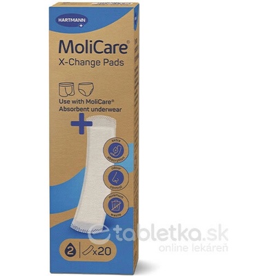 MoliCare X-Change Pads vymeniteľné inkontinenčné vložky 1 x 20 ks